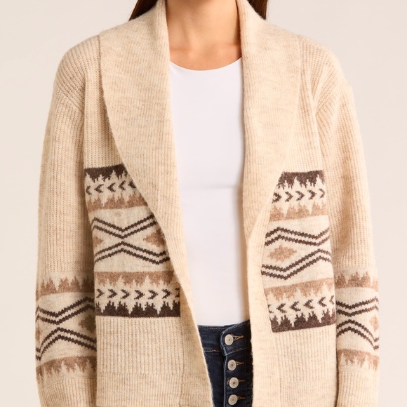Lucky Brand Sweaters - $119 Lucky Brand Wool Shawl Collar Open Front Cardigan Women’ Size M
